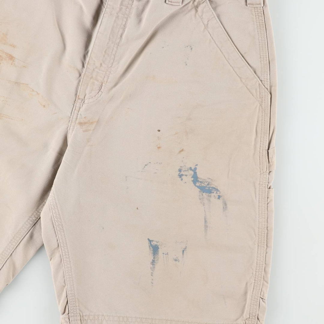 Carhartt Original Fit Duck Painter Shorts, Men's Size 34 cotton Beige type Vintage Second Hand