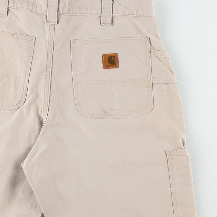 Carhartt Original Fit Duck Painter Shorts, Men's Size 34 cotton Beige type Vintage Second Hand