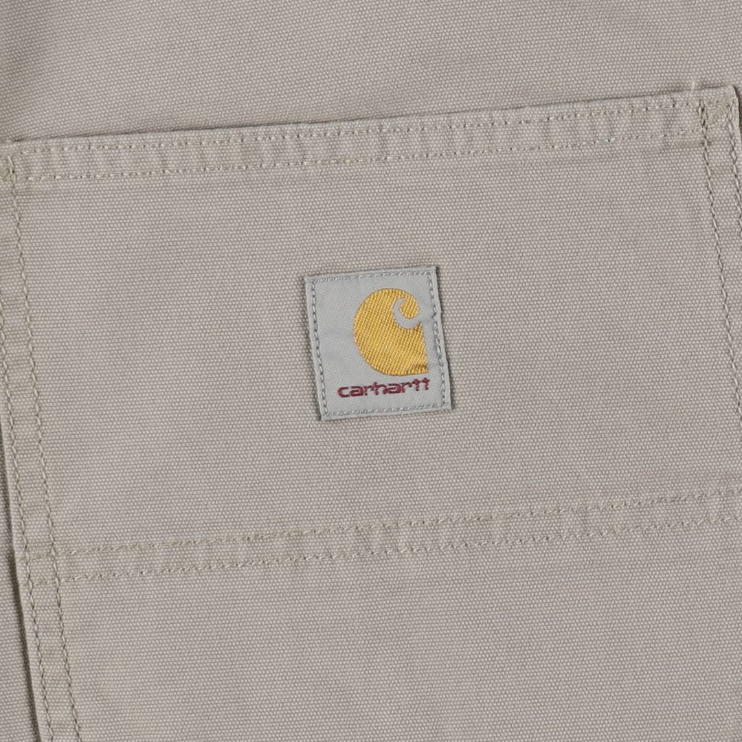 Carhartt Relaxed Fit Duck Work Shorts, Men's Size 36 cotton gray type Vintage Second Hand