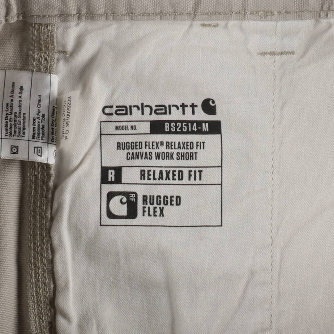 Carhartt Relaxed Fit Duck Work Shorts, Men's Size 36 cotton gray type Vintage Second Hand