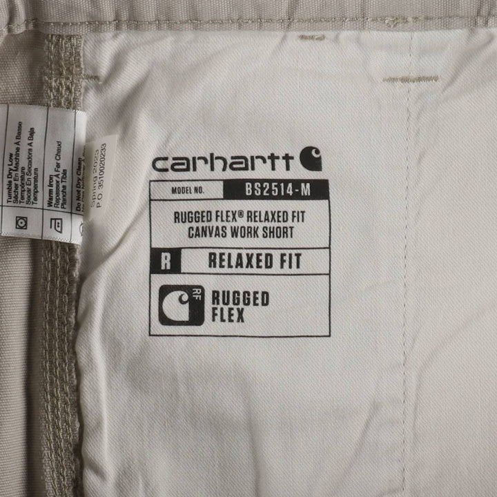 Carhartt Relaxed Fit Duck Work Shorts, Men's Size 36 cotton gray type Vintage Second Hand