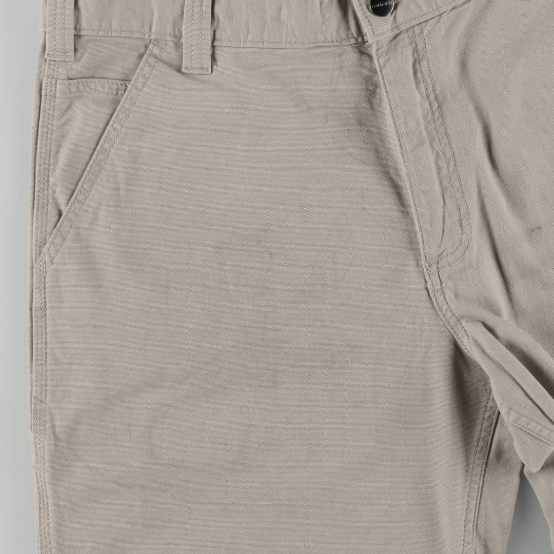 Carhartt Relaxed Fit Duck Work Shorts, Men's Size 36 cotton gray type Vintage Second Hand
