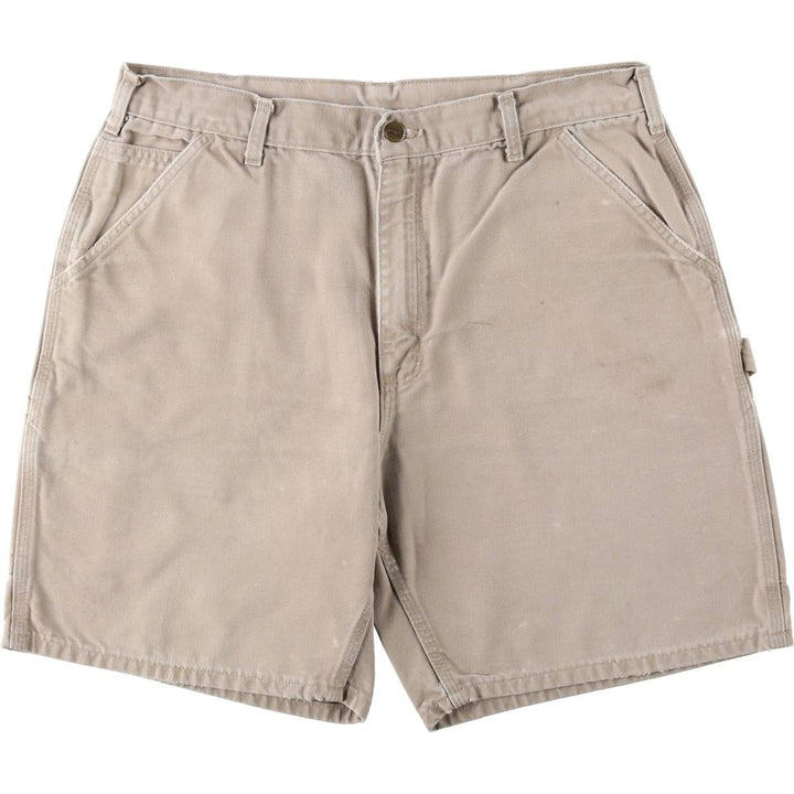 00'S Carhartt Duck Painter Shorts, Men's W36 cotton Beige type Vintage Second Hand