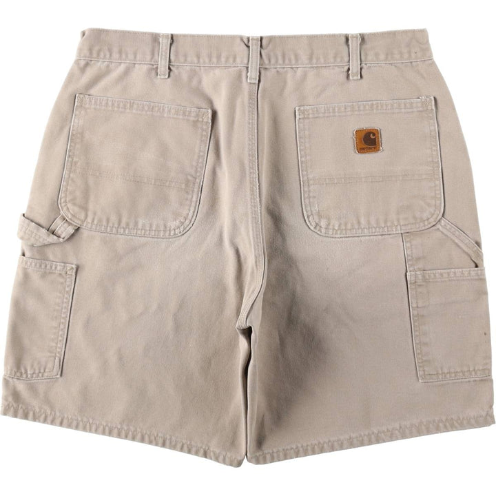 00'S Carhartt Duck Painter Shorts, Men's W36 cotton Beige type Vintage Second Hand