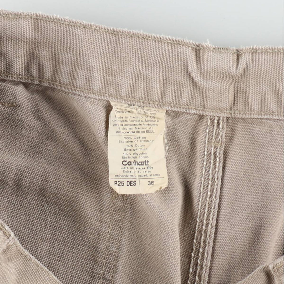 00'S Carhartt Duck Painter Shorts, Men's W36 cotton Beige type Vintage Second Hand