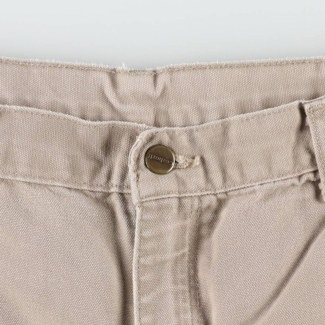 00'S Carhartt Duck Painter Shorts, Men's W36 cotton Beige type Vintage Second Hand