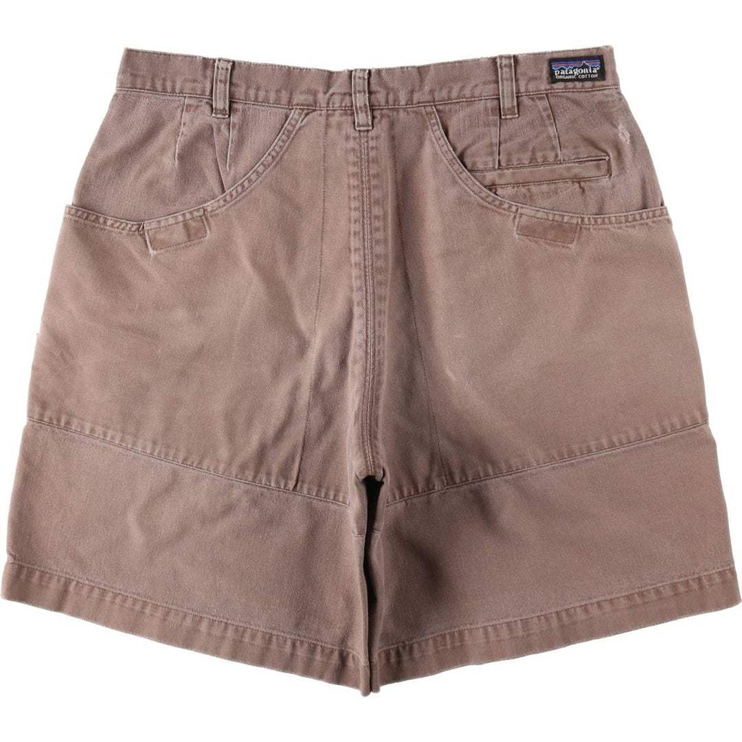 2000'S Patagonia Organic Cotton Stand-Up Shorts 57216S8 Duck Canvas Shorts Men's W33 equivalent Organic cotton brown type Vintage Second Hand