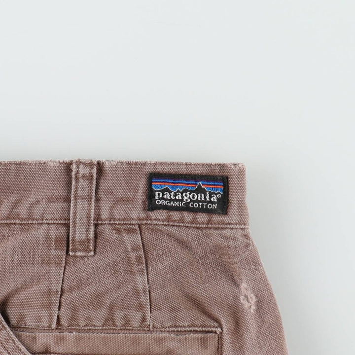 2000'S Patagonia Organic Cotton Stand-Up Shorts 57216S8 Duck Canvas Shorts Men's W33 equivalent Organic cotton brown type Vintage Second Hand