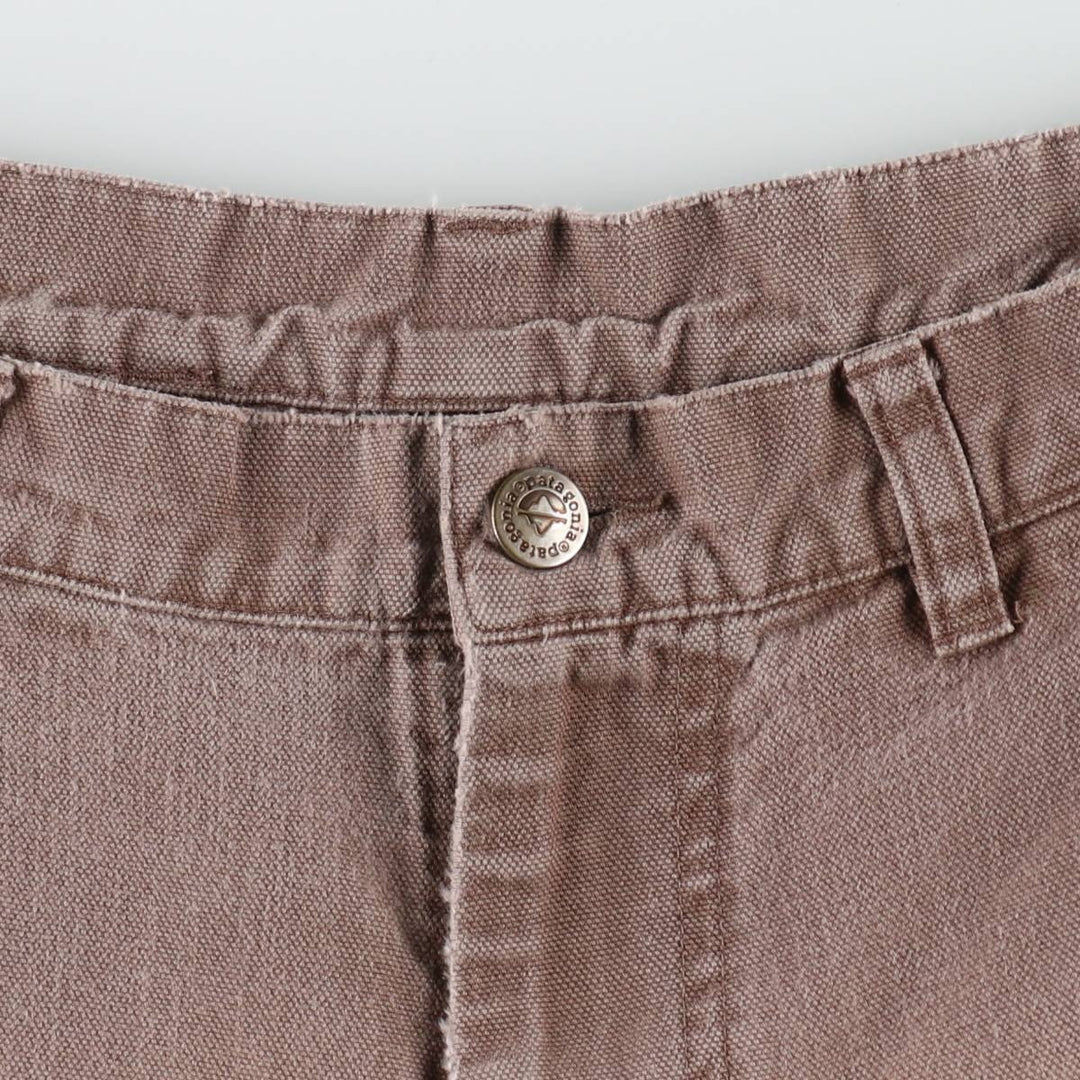2000'S Patagonia Organic Cotton Stand-Up Shorts 57216S8 Duck Canvas Shorts Men's W33 equivalent Organic cotton brown type Vintage Second Hand