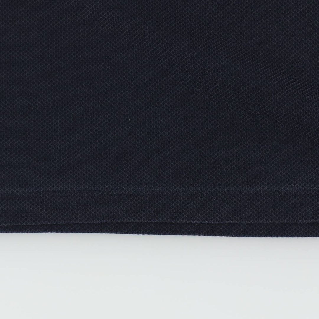 Fred Perry short-sleeved T-shirt with a single logo, men's size XL (approx.) cotton navy blue type Vintage Second Hand