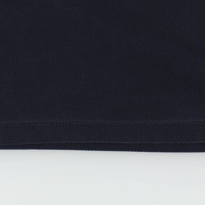 Fred Perry short-sleeved T-shirt with a single logo, men's size XL (approx.) cotton navy blue type Vintage Second Hand