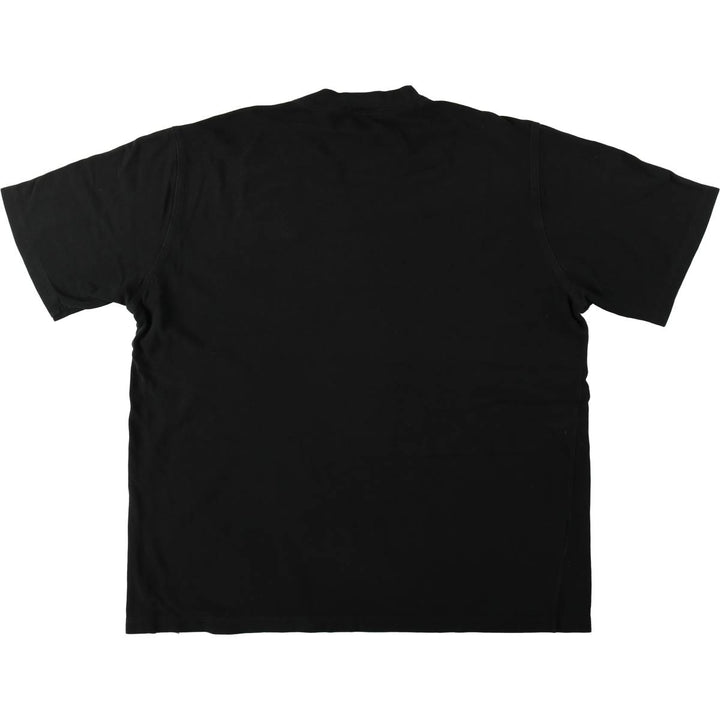 Lacoste LACOSTE Piqué Short-Sleeve T-Shirt with One-Point Logo, Size 8 (Men's XXL equivalent) cotton black type Vintage Second Hand