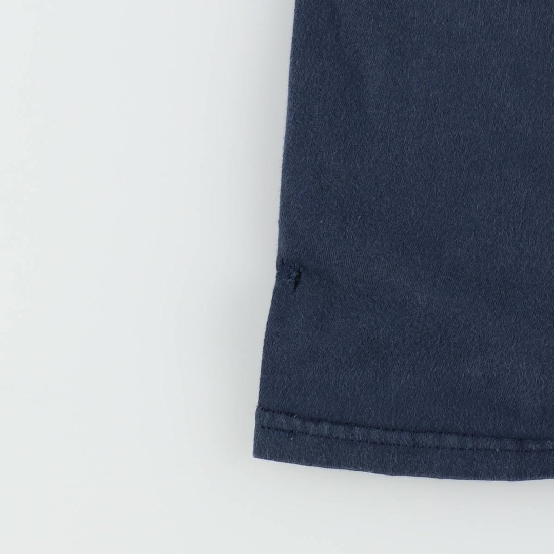 Columbia Short-Sleeve Printed T-Shirt, Men's Size L (approx.) cotton navy blue type Vintage Second Hand