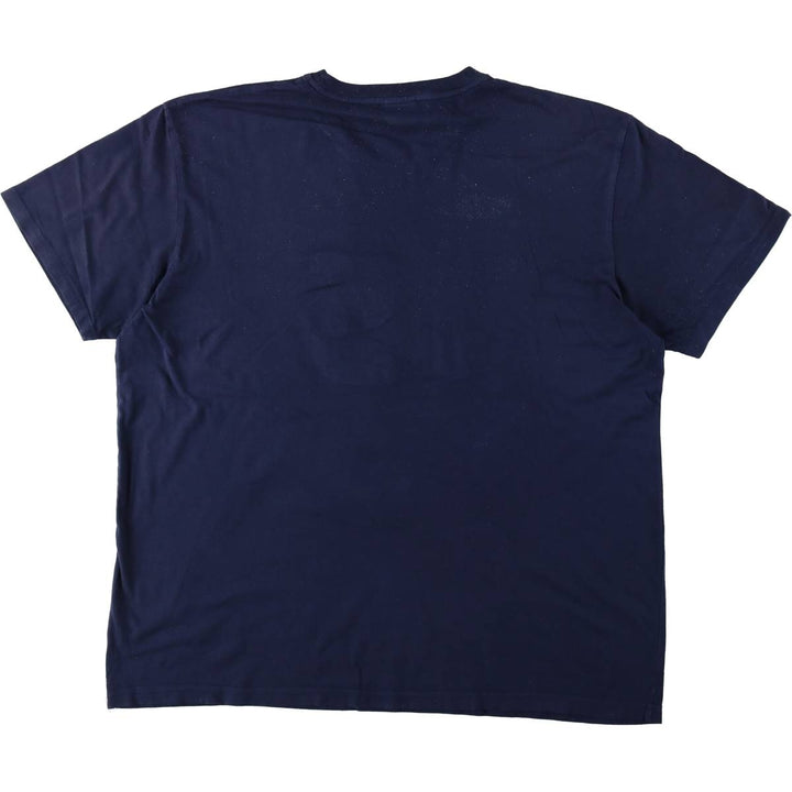 Ralph Lauren POLO by Ralph Lauren short-sleeved printed T-shirt, men's size XL cotton navy blue type Vintage Second Hand