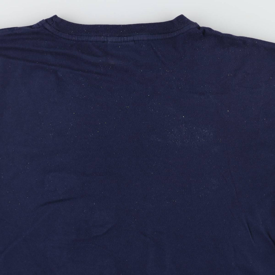 Ralph Lauren POLO by Ralph Lauren short-sleeved printed T-shirt, men's size XL cotton navy blue type Vintage Second Hand