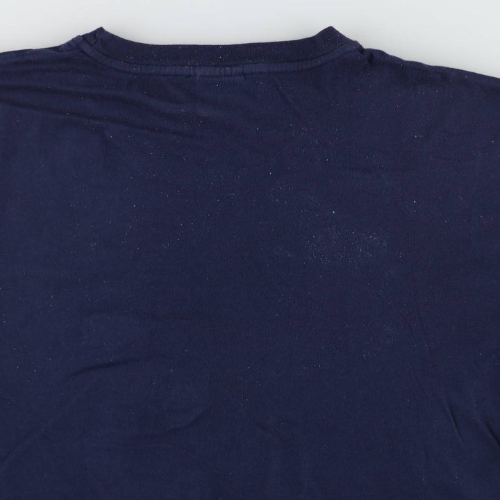 Ralph Lauren POLO by Ralph Lauren short-sleeved printed T-shirt, men's size XL cotton navy blue type Vintage Second Hand