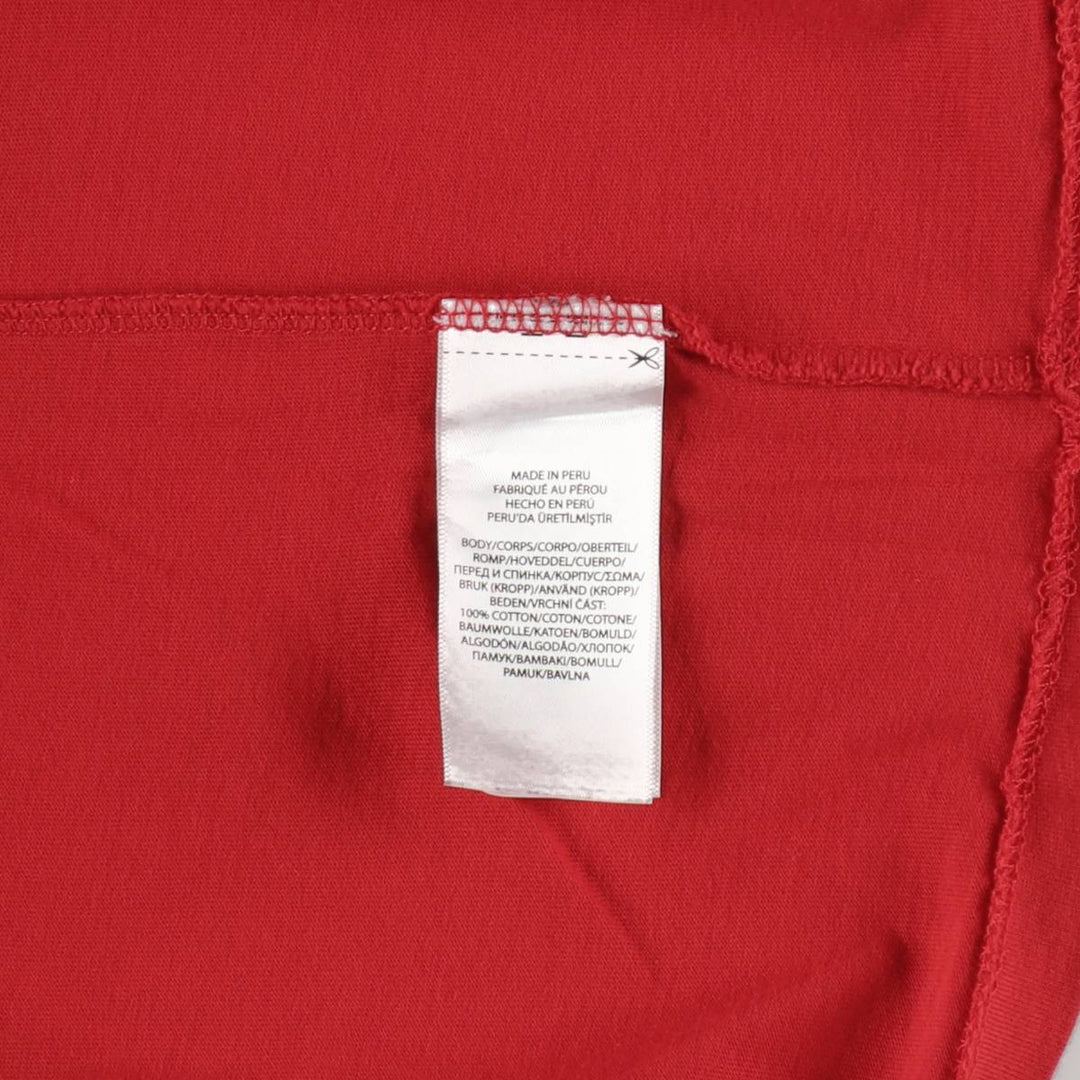 Ralph Lauren POLO RALPH LAUREN Short Sleeve Logo T-Shirt Men's M cotton red type Vintage Second Hand