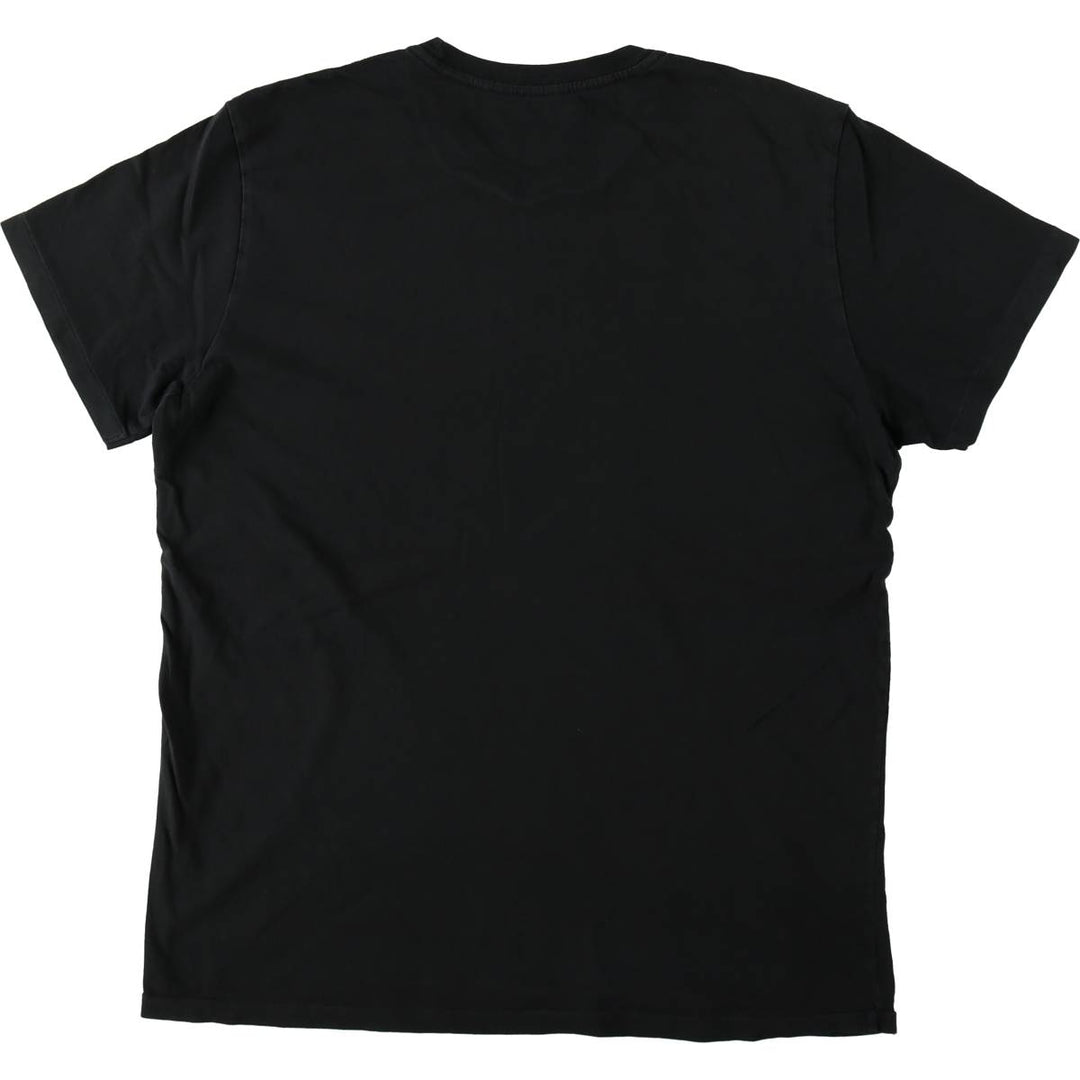 Ralph Lauren POLO RALPH LAUREN DENIM & SUPPLY Skull Pattern Short-Sleeve Printed T-Shirt (Men's Size L) cotton black type Vintage Second Hand