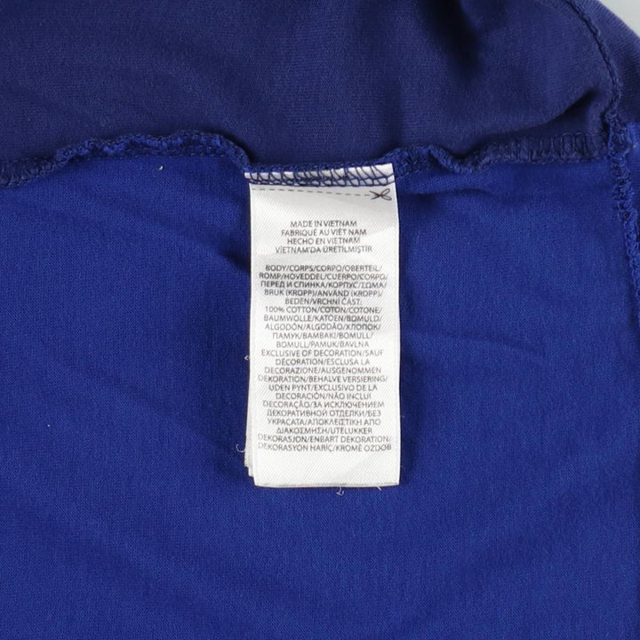 Ralph Lauren POLO RALPH LAUREN CLASSIC FIT Short-Sleeve T-Shirt with One-Point Logo, Men's Size XL (approx.) cotton blue type Vintage Second Hand