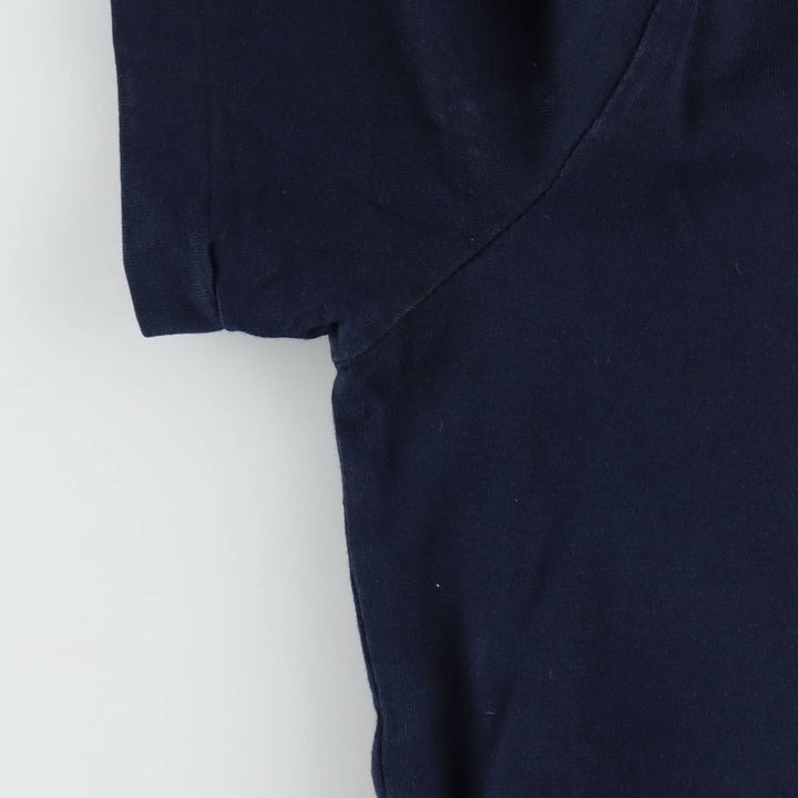 Ralph Lauren POLO RALPH LAUREN Short-Sleeve Printed T-Shirt, Men's Size S (approx.) cotton navy blue type Vintage Second Hand