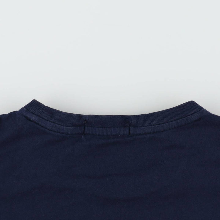 Ralph Lauren POLO RALPH LAUREN Short-Sleeve Printed T-Shirt, Men's Size S (approx.) cotton navy blue type Vintage Second Hand