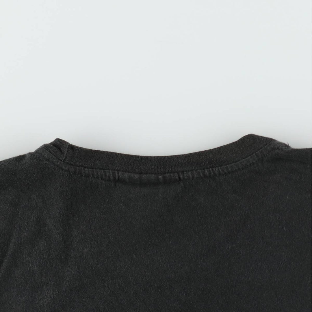 Ralph Lauren POLO by Ralph Lauren short sleeve one point logo T-shirt men's M size cotton black type Vintage Second Hand