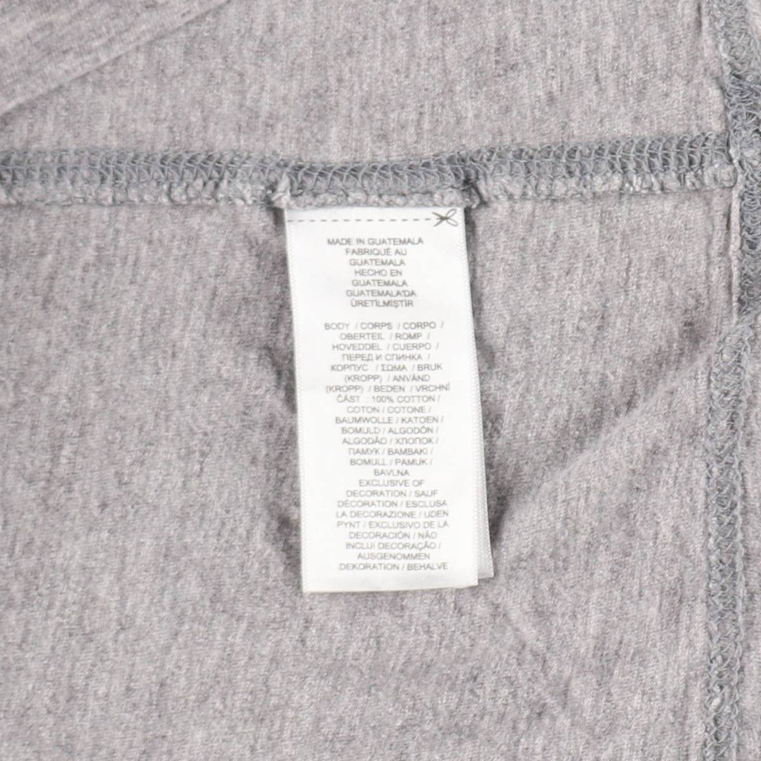 Ralph Lauren POLO by Ralph Lauren Henley neck short-sleeved T-shirt with a single logo, men's size XL equivalent. cotton gray type Vintage Second Hand