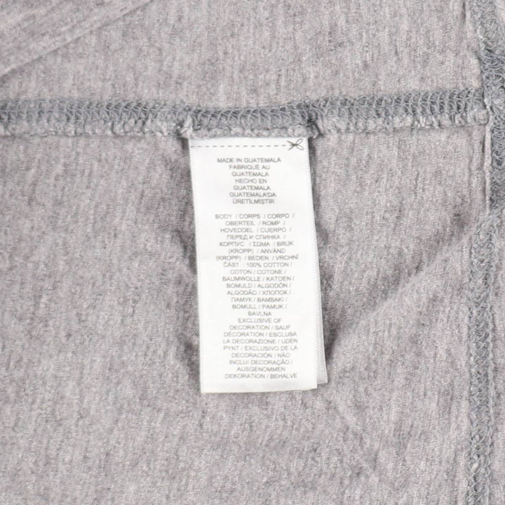 Ralph Lauren POLO by Ralph Lauren Henley neck short-sleeved T-shirt with a single logo, men's size XL equivalent. cotton gray type Vintage Second Hand