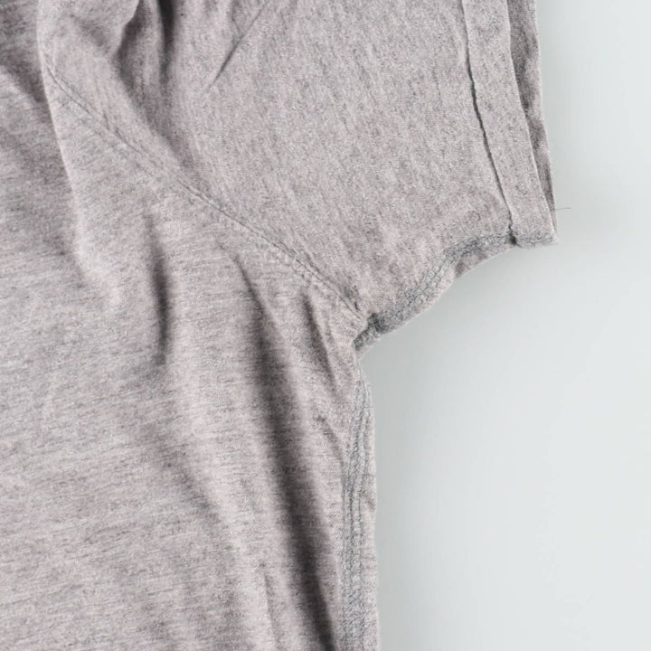 Ralph Lauren POLO by Ralph Lauren Henley neck short-sleeved T-shirt with a single logo, men's size XL equivalent. cotton gray type Vintage Second Hand