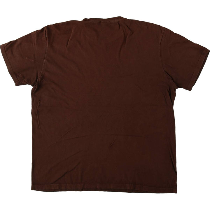 Ralph Lauren POLO by Ralph Lauren short sleeve one point logo T-shirt men's L size cotton brown type Vintage Second Hand