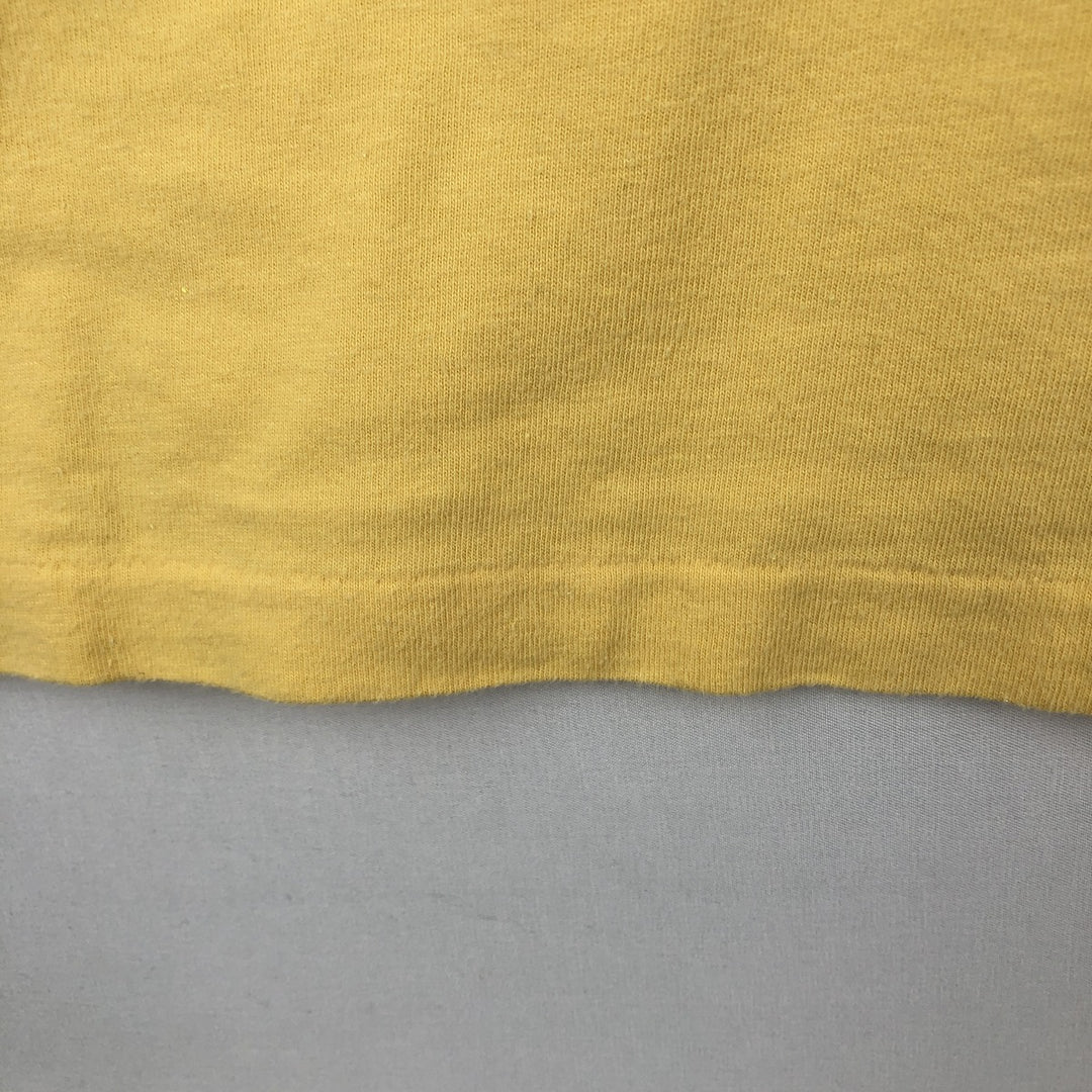 Ralph Lauren POLO by Ralph Lauren short sleeve one point logo T-shirt men's L size cotton yellow type Vintage Second Hand