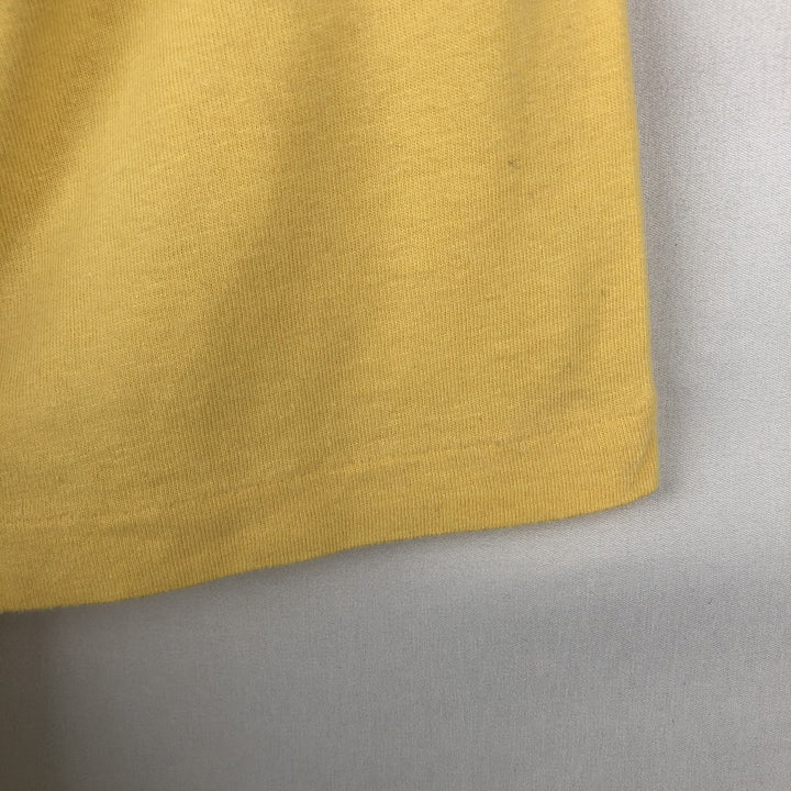 Ralph Lauren POLO by Ralph Lauren short sleeve one point logo T-shirt men's L size cotton yellow type Vintage Second Hand
