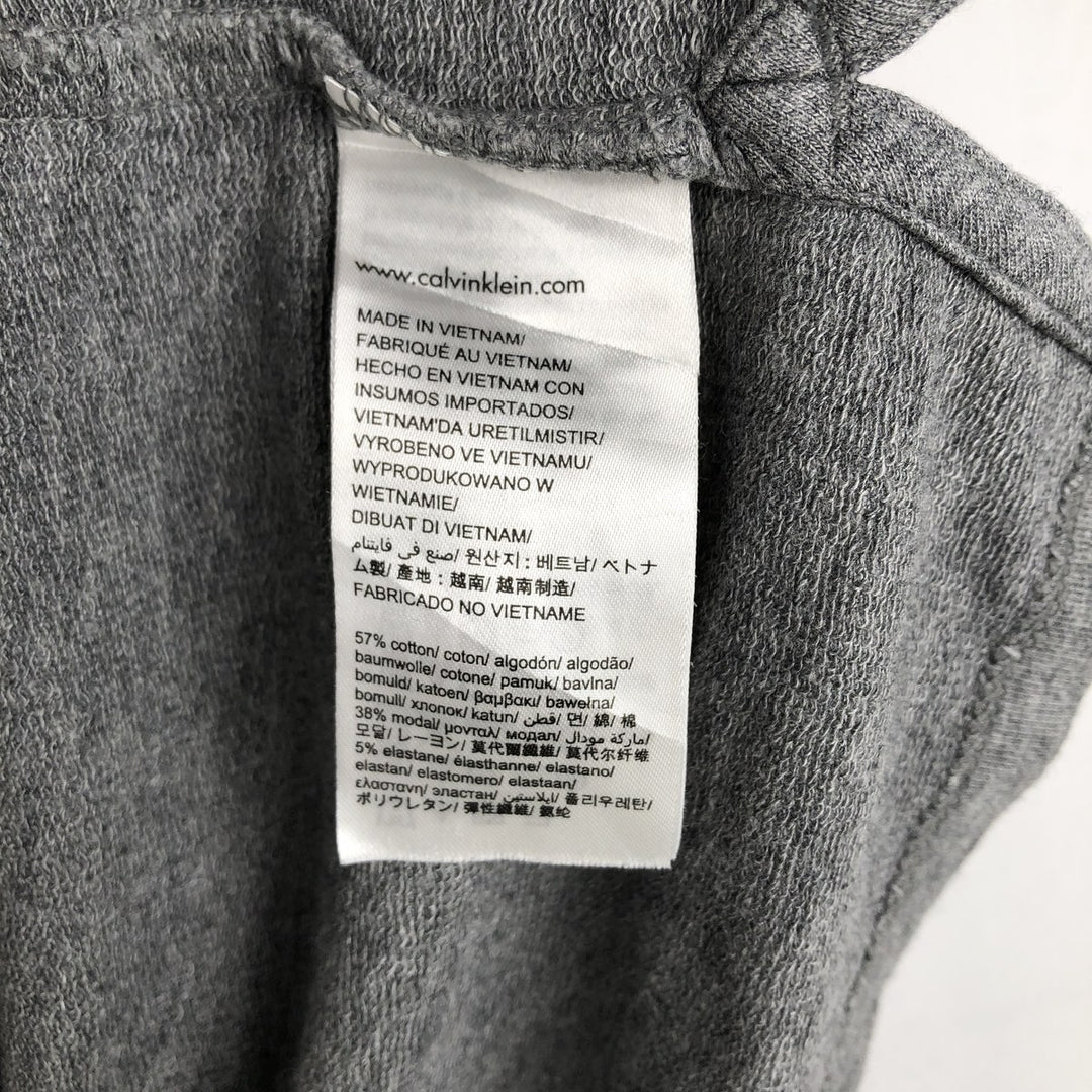 Calvin Klein short-sleeved pocket t-shirt, men's size L (approx.) cotton gray type Vintage Second Hand