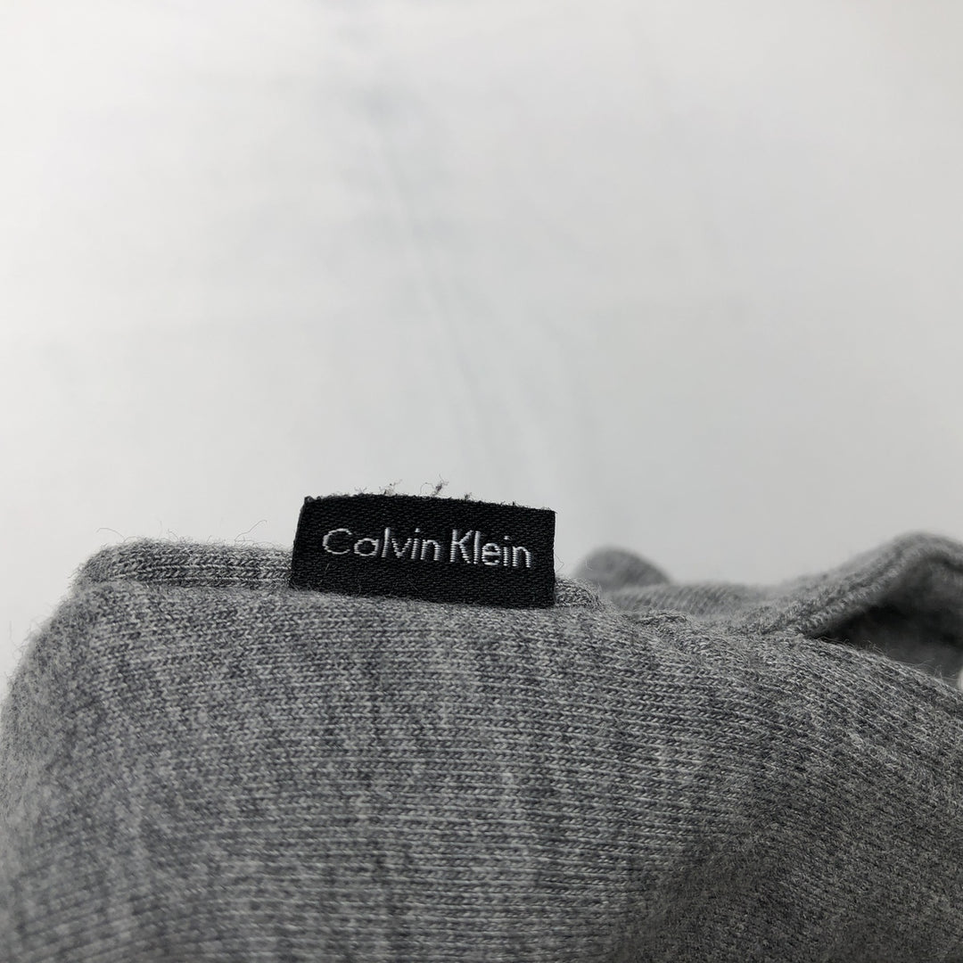 Calvin Klein short-sleeved pocket t-shirt, men's size L (approx.) cotton gray type Vintage Second Hand