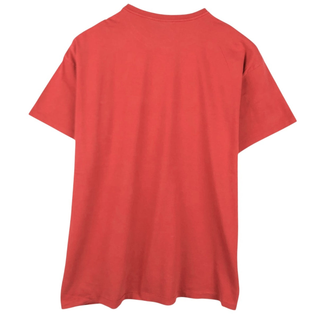 Ralph Lauren POLO by Ralph Lauren Short Sleeve One Point Logo Pocket T-Shirt Men's L cotton red type Vintage Second Hand