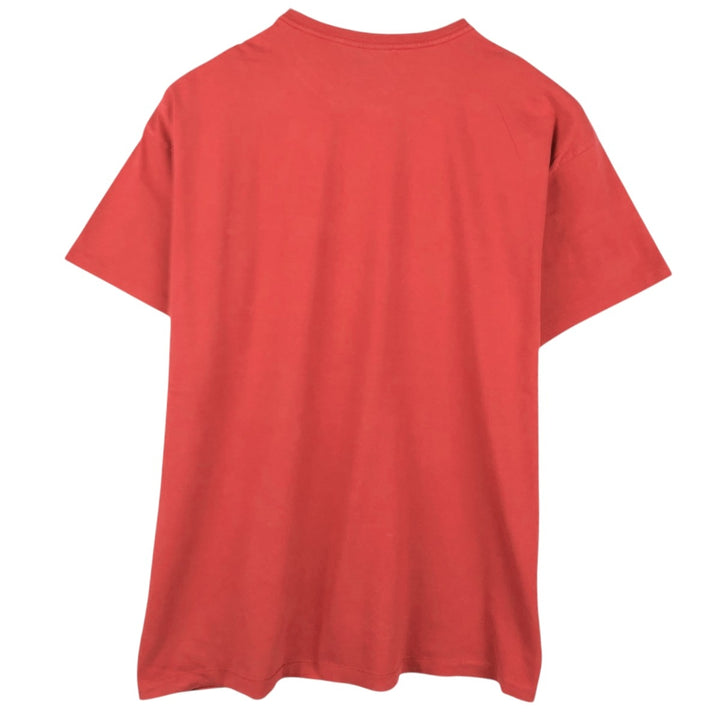 Ralph Lauren POLO by Ralph Lauren Short Sleeve One Point Logo Pocket T-Shirt Men's L cotton red type Vintage Second Hand