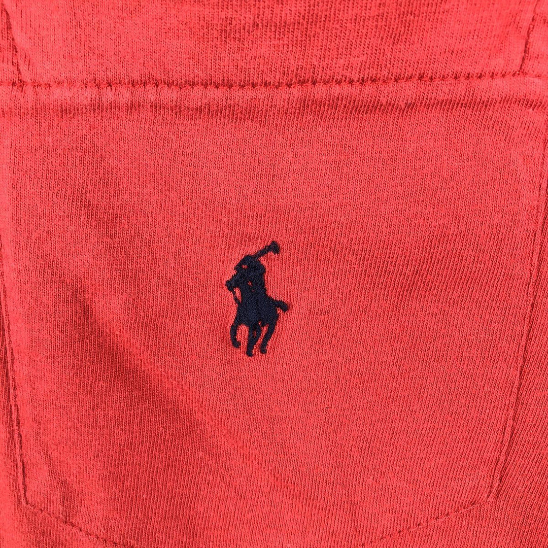 Ralph Lauren POLO by Ralph Lauren Short Sleeve One Point Logo Pocket T-Shirt Men's L cotton red type Vintage Second Hand