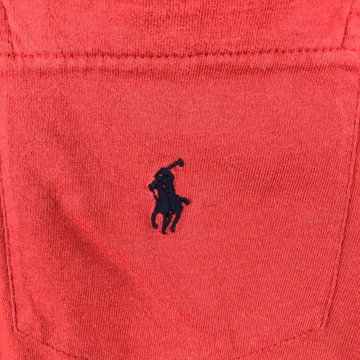 Ralph Lauren POLO by Ralph Lauren Short Sleeve One Point Logo Pocket T-Shirt Men's L cotton red type Vintage Second Hand