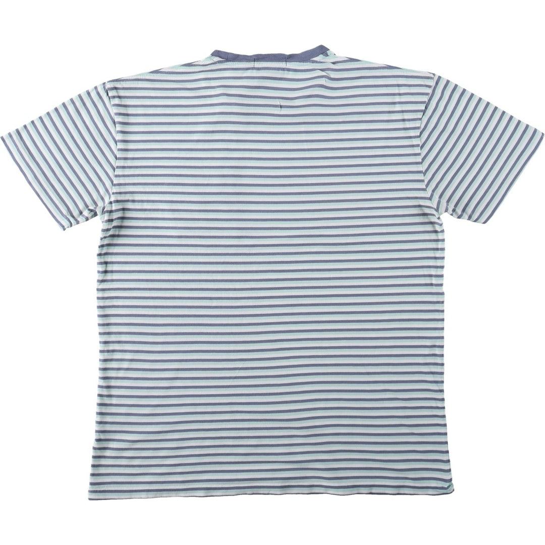 Ralph Lauren POLO RALPH LAUREN CLASSIC FIT Short-Sleeve Striped T-Shirt, Men's Size S (approx.) unclear white type Vintage Second Hand
