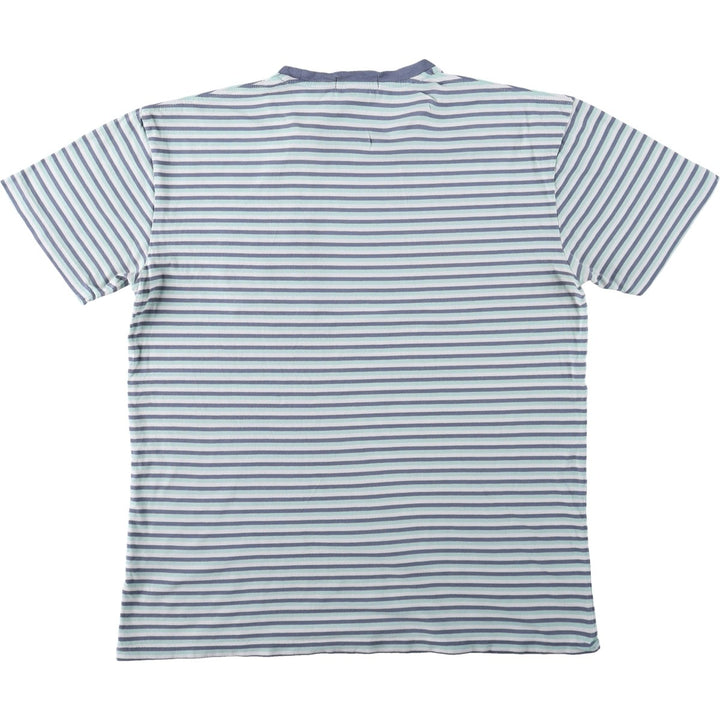 Ralph Lauren POLO RALPH LAUREN CLASSIC FIT Short-Sleeve Striped T-Shirt, Men's Size S (approx.) unclear white type Vintage Second Hand