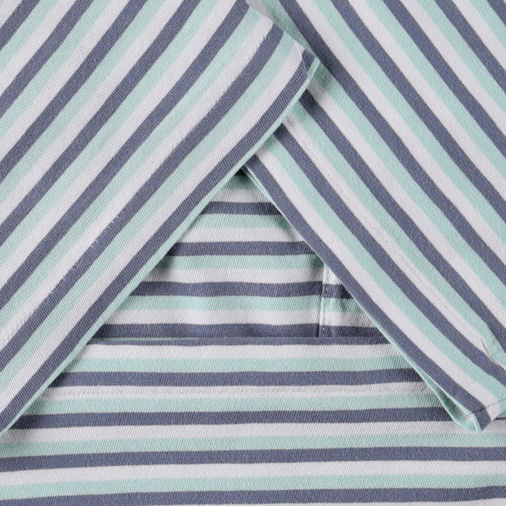 Ralph Lauren POLO RALPH LAUREN CLASSIC FIT Short-Sleeve Striped T-Shirt, Men's Size S (approx.) unclear white type Vintage Second Hand