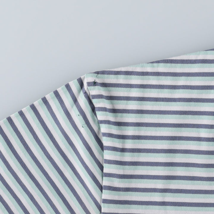 Ralph Lauren POLO RALPH LAUREN CLASSIC FIT Short-Sleeve Striped T-Shirt, Men's Size S (approx.) unclear white type Vintage Second Hand