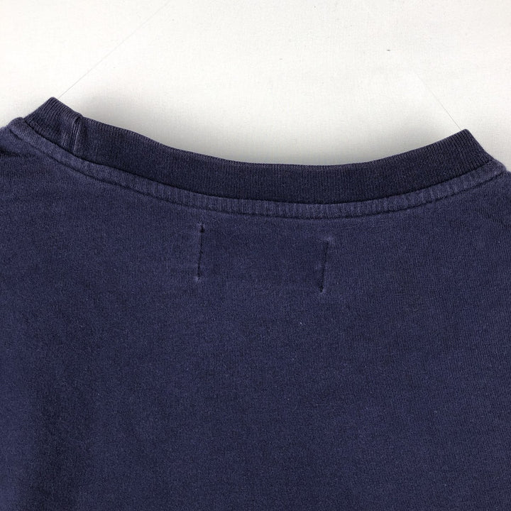 Ralph Lauren POLO by Ralph Lauren short sleeve one point logo T-shirt men's M size cotton Purple type blue-purple Vintage Second Hand