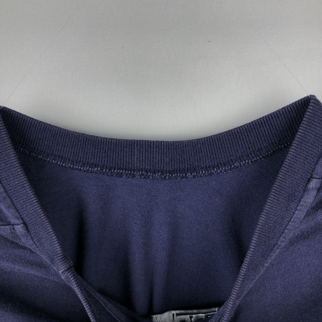 Ralph Lauren POLO by Ralph Lauren short sleeve one point logo T-shirt men's M size cotton Purple type blue-purple Vintage Second Hand