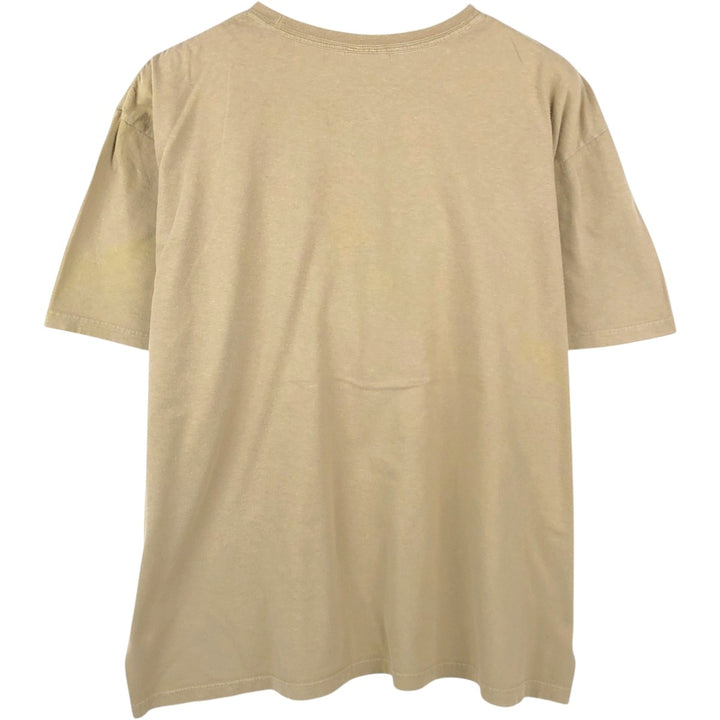 Ralph Lauren POLO by Ralph Lauren short sleeve one point logo T-shirt men's L size cotton Khaki type beige Vintage Second Hand
