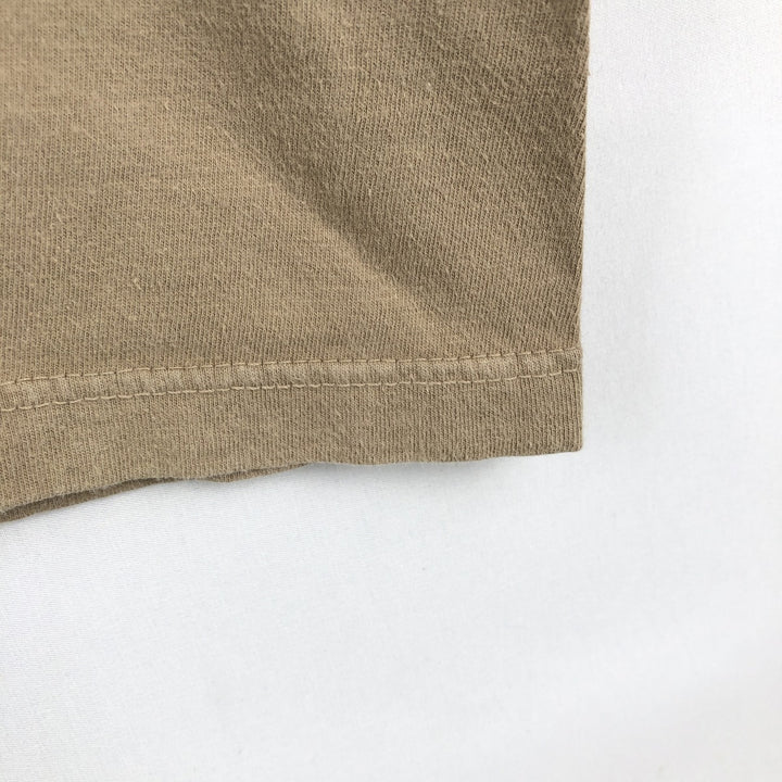 Ralph Lauren POLO by Ralph Lauren short sleeve one point logo T-shirt men's L size cotton Khaki type beige Vintage Second Hand