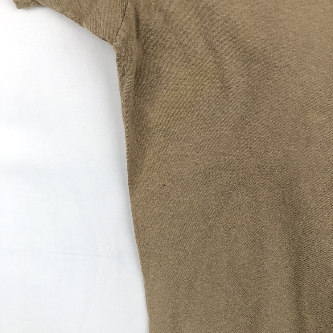 Ralph Lauren POLO by Ralph Lauren short sleeve one point logo T-shirt men's L size cotton Khaki type beige Vintage Second Hand