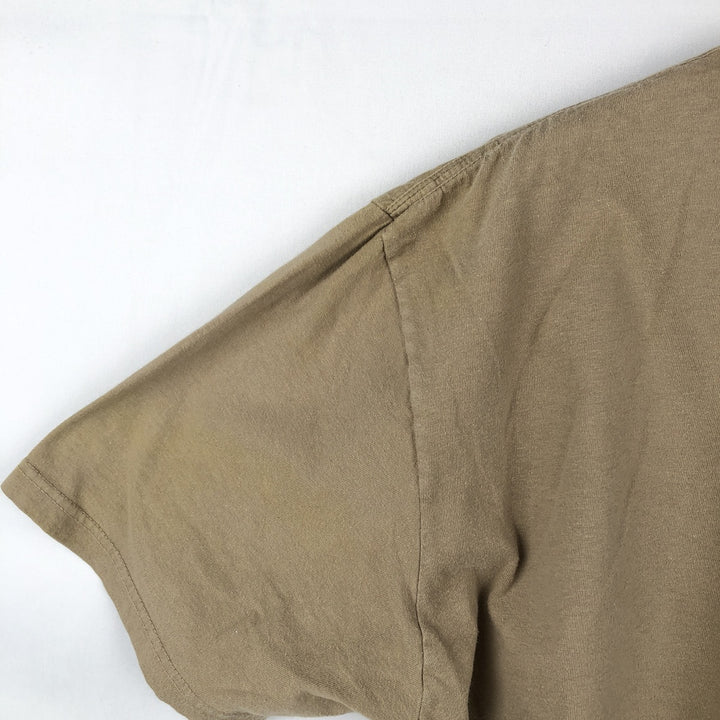 Ralph Lauren POLO by Ralph Lauren short sleeve one point logo T-shirt men's L size cotton Khaki type beige Vintage Second Hand