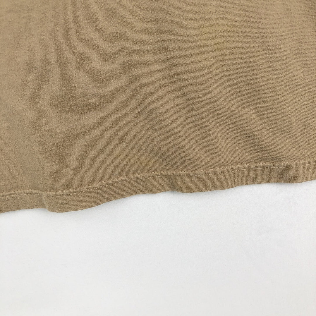 Ralph Lauren POLO by Ralph Lauren short sleeve one point logo T-shirt men's L size cotton Khaki type beige Vintage Second Hand