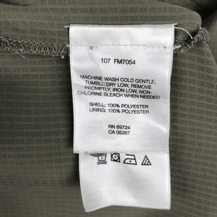 2000'S Columbia PFG UPF30+ Ripstop Short-Sleeve Fishing Shirt with Hidden Button-Down, Men's Size L (approx.) polyester Khaki type Vintage Second Hand